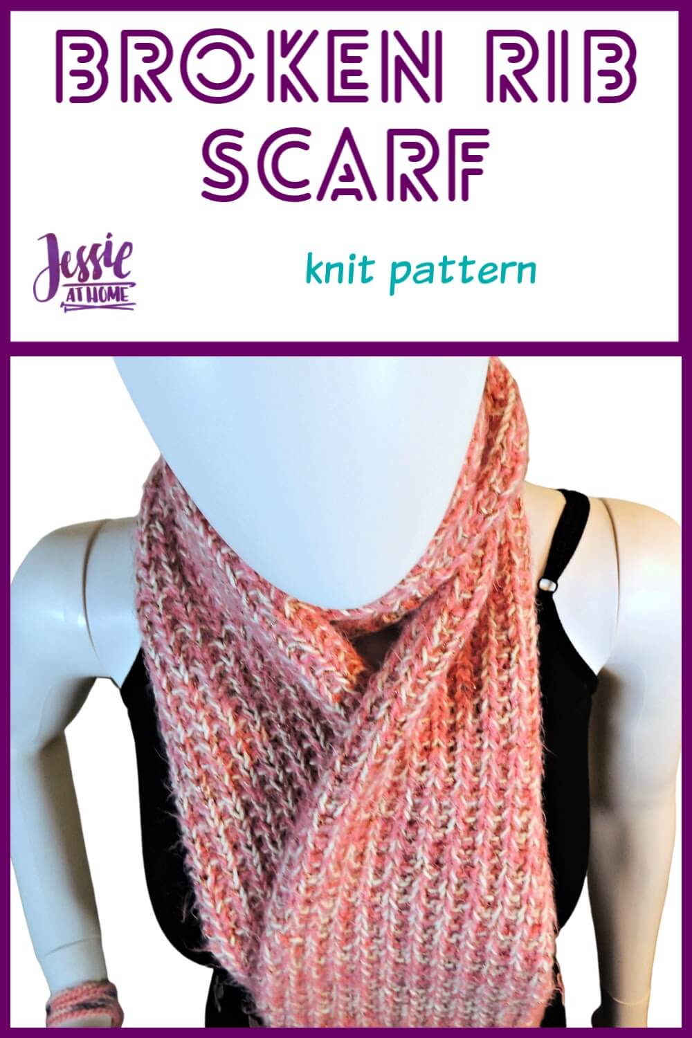 Broken Rib Scarf - full of beautiful texture