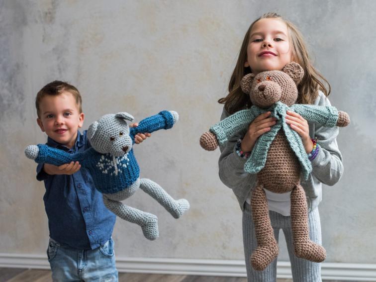 Dressed Up Bears Bluprint Crochet Kit