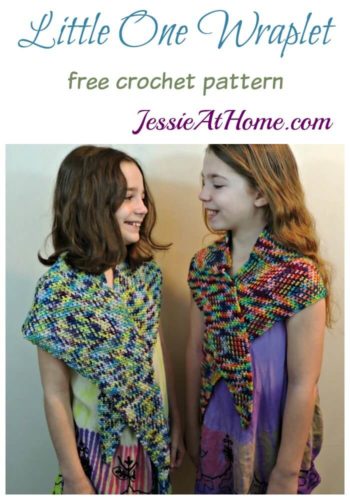 Little One Wraplet - free crochet pattern by Jessie At Home
