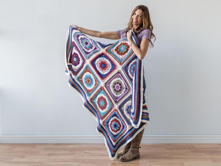 Mandala Blanket Craftsy Crochet Kit