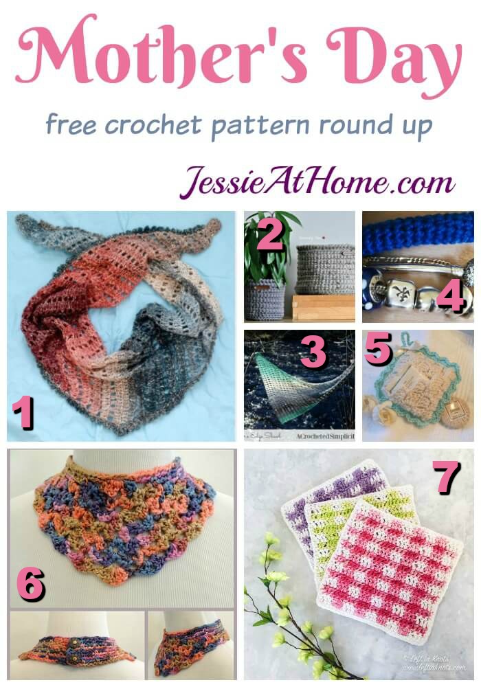 Mother's Day - free crochet pattern round up from Jessie At Home