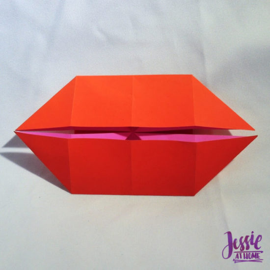 Origami Boat Base written and pictorial tutorial Jessie At Home