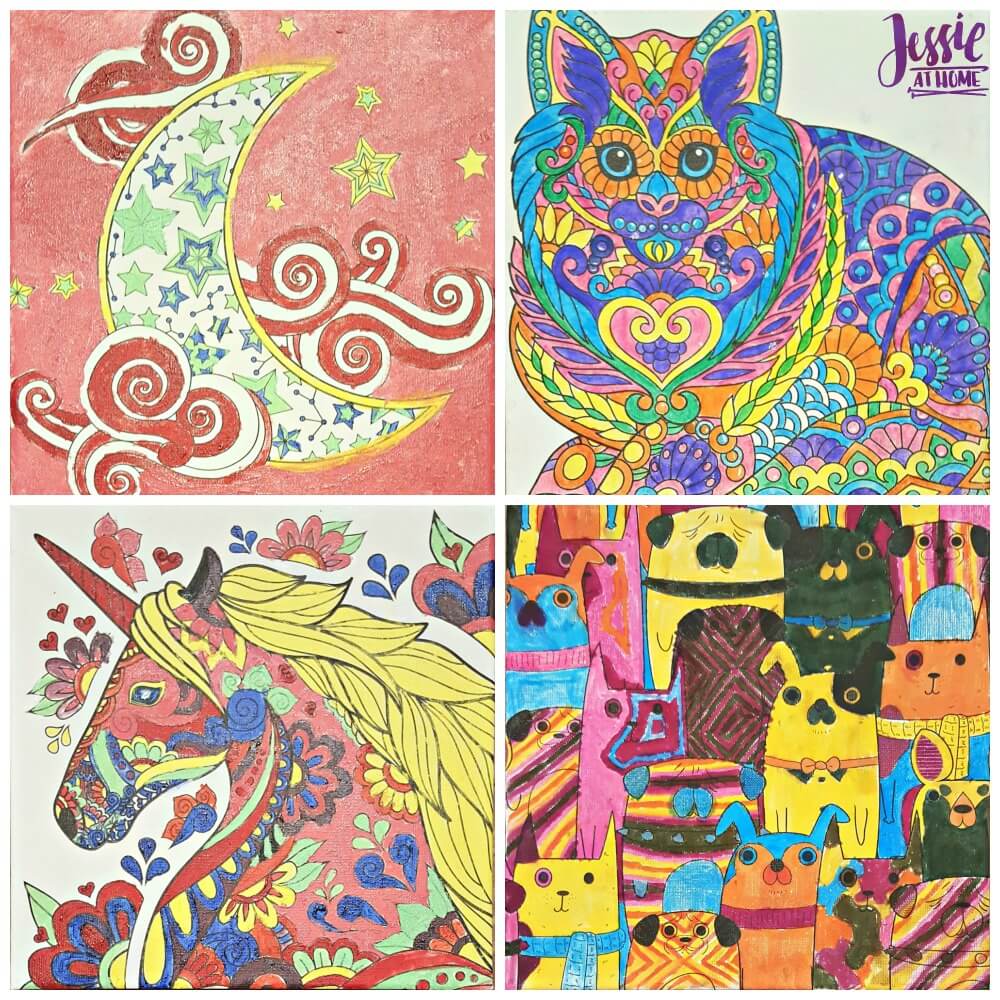 Canvas Art kits from Royal & Langnickel done