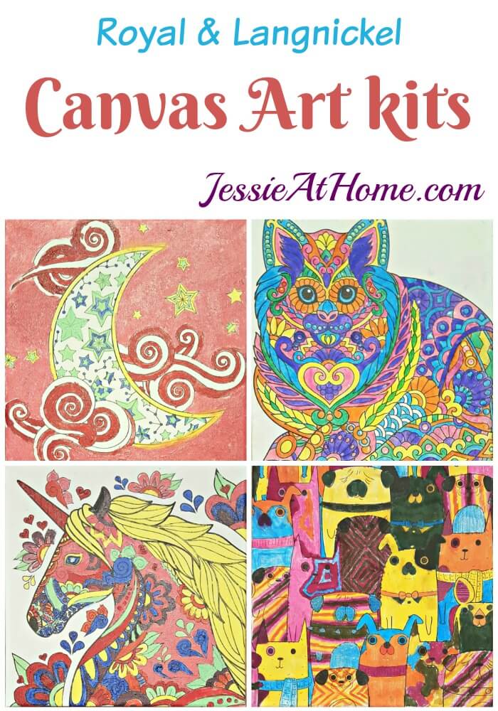 Canvas Art kits from Royal & Langnickel Jessie At Home