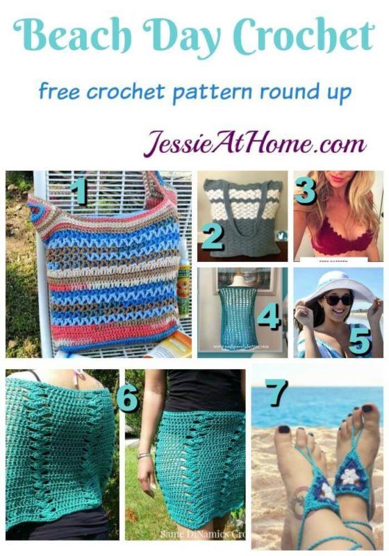 Way gnarly dude - Free beachwear crochet patterns | Jessie At Home