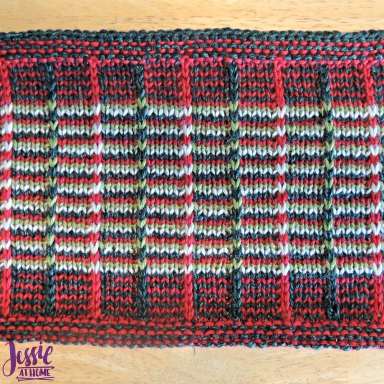 Christmas Slip Stitch Table Runner - Jessie At Home