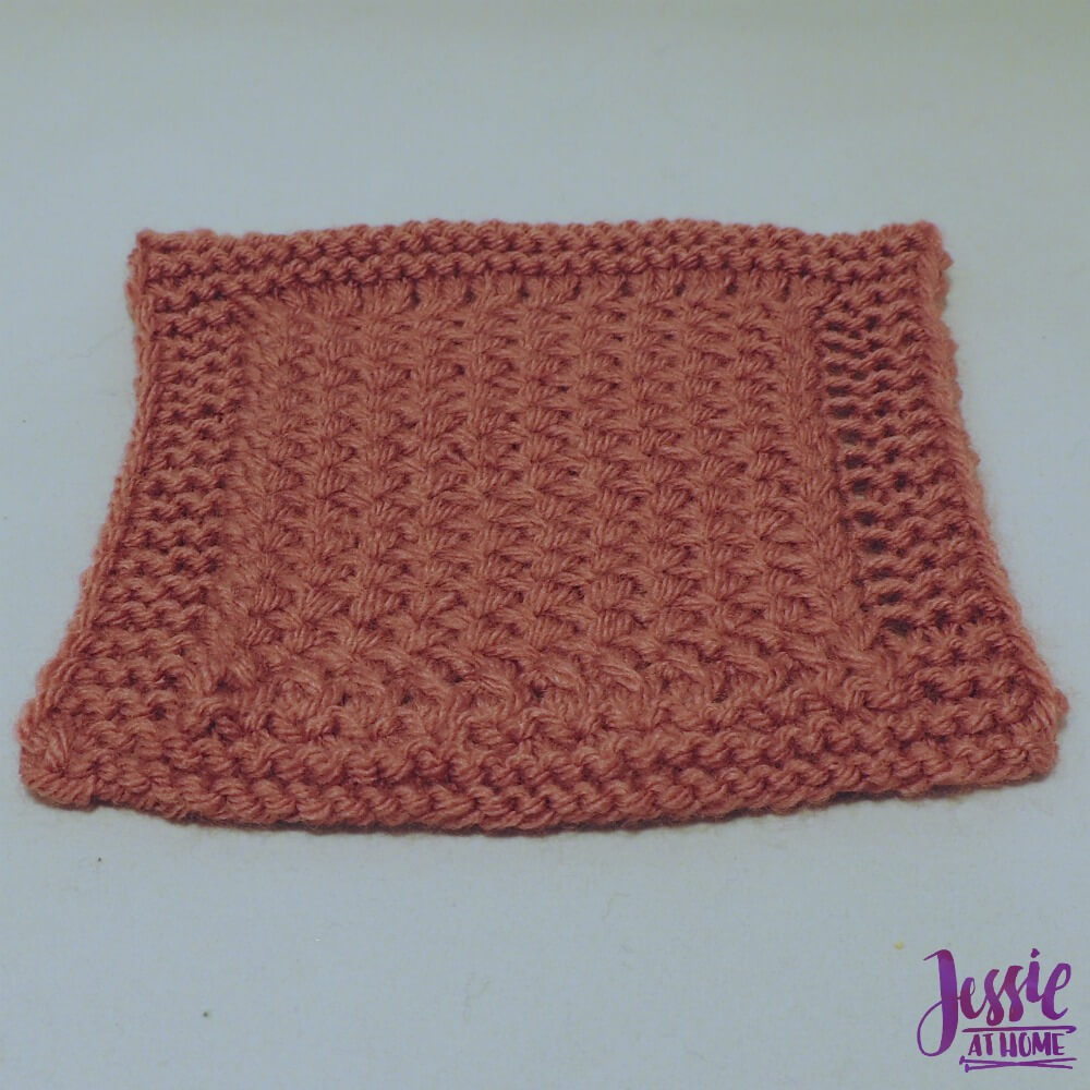 Criss Cross Square - free knit pattern by Jessie At Home - 2