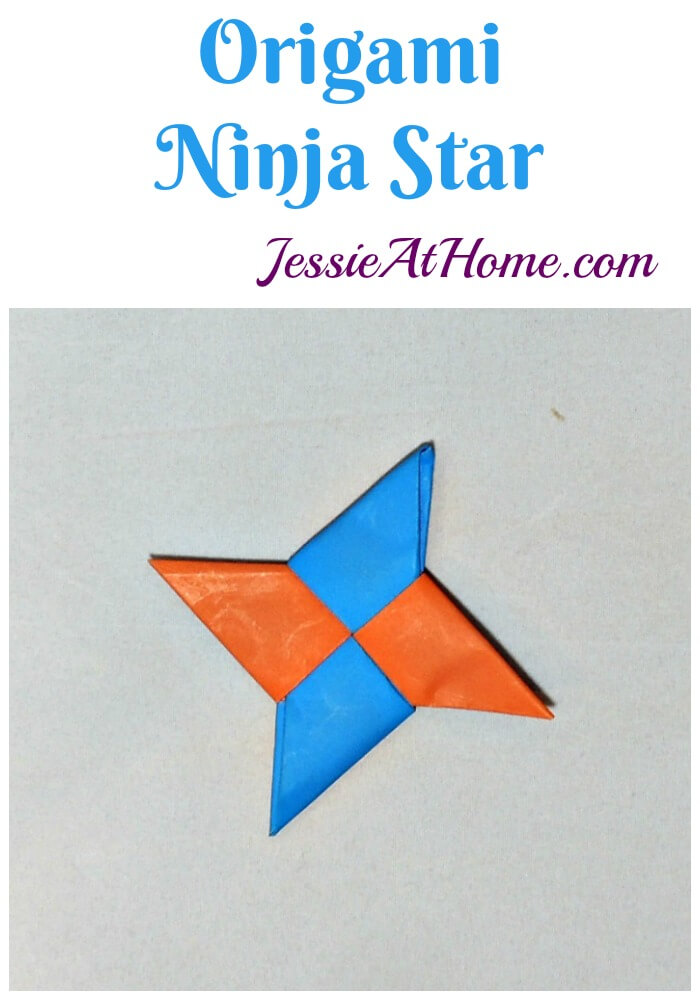 Origami Ninja Star from Jessie At Home