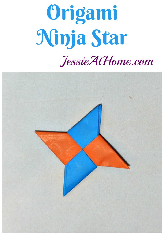 Origami Ninja Star from Jessie At Home