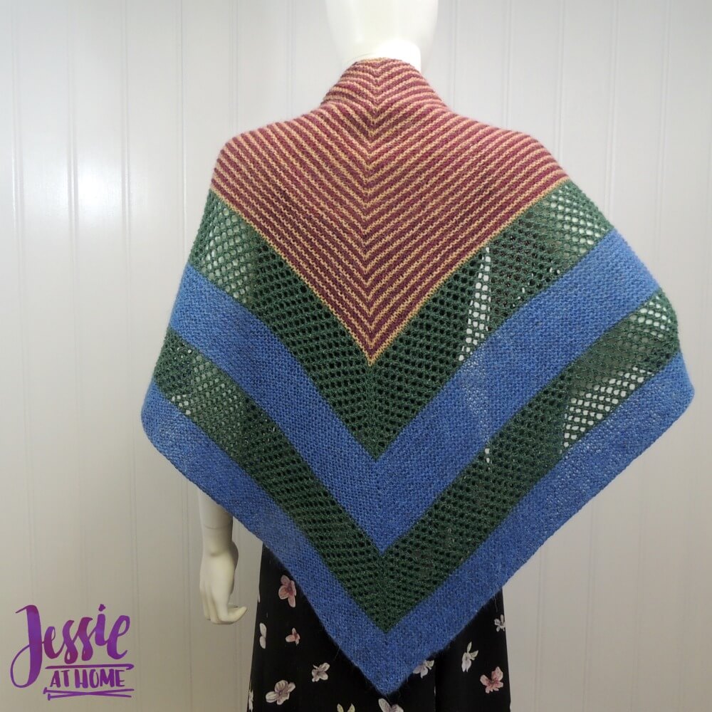 Woodland Wrap - free knit pattern by Jessie At Home - 1