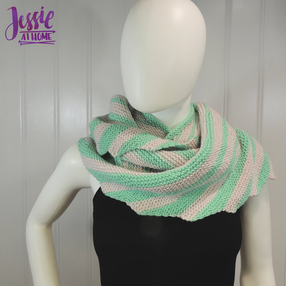 Stripes and Steps free knit pattern by Jessie At Home - 1