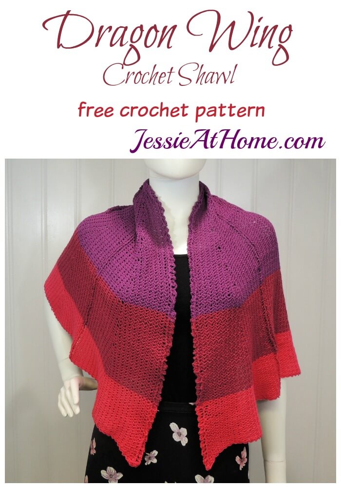 lace weight shawl fantasy shawl Batwing Crochet Dragon Wing Shawl