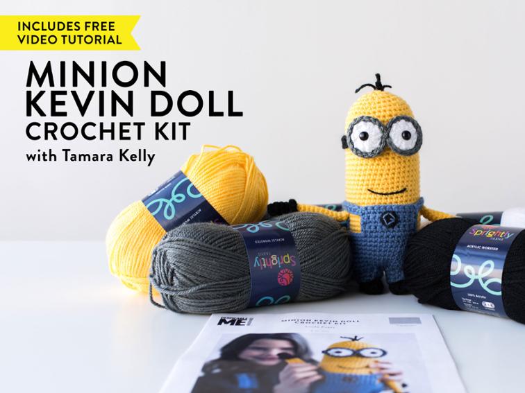 Minion Kevin Doll Craftsy Crochet Kit