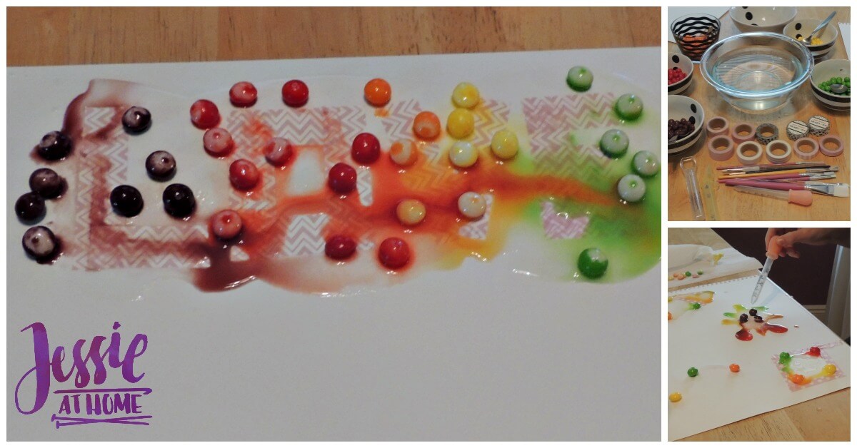Skittles Paintings with Kyla and Vada - Fun craft for the days off ...