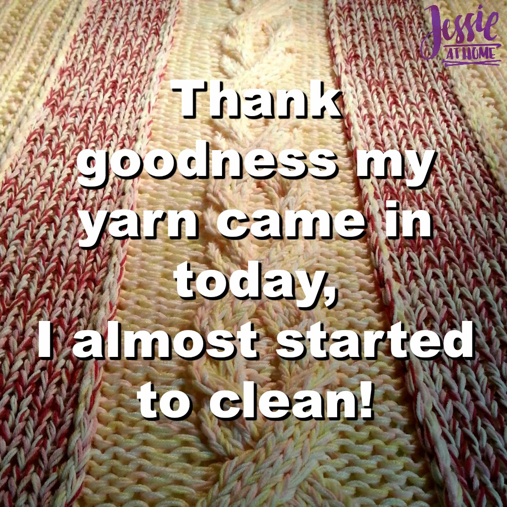 yarn is in