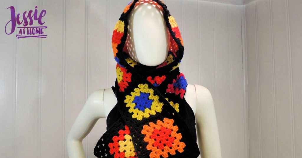 Granny's Hood free crochet pattern by Jessie At Home - social