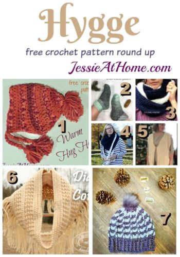 Hygge - free crochet pattern round up from Jessie At Home