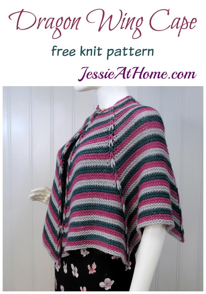 Knit Dragon Wing Cape