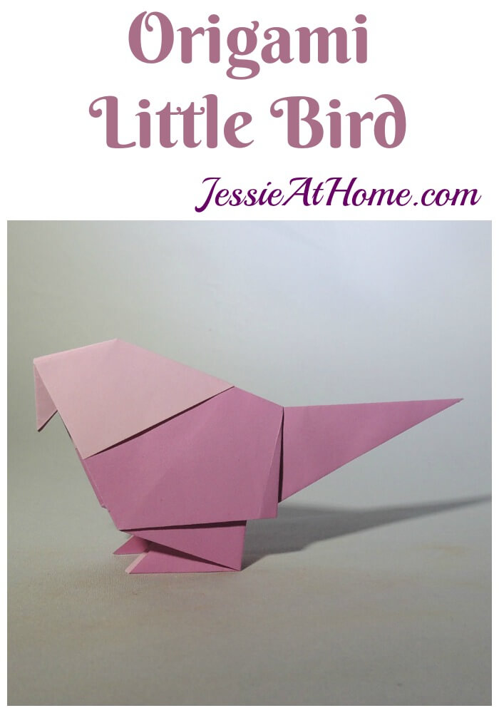 Origami Little Bird tutorial from Jessie At Home