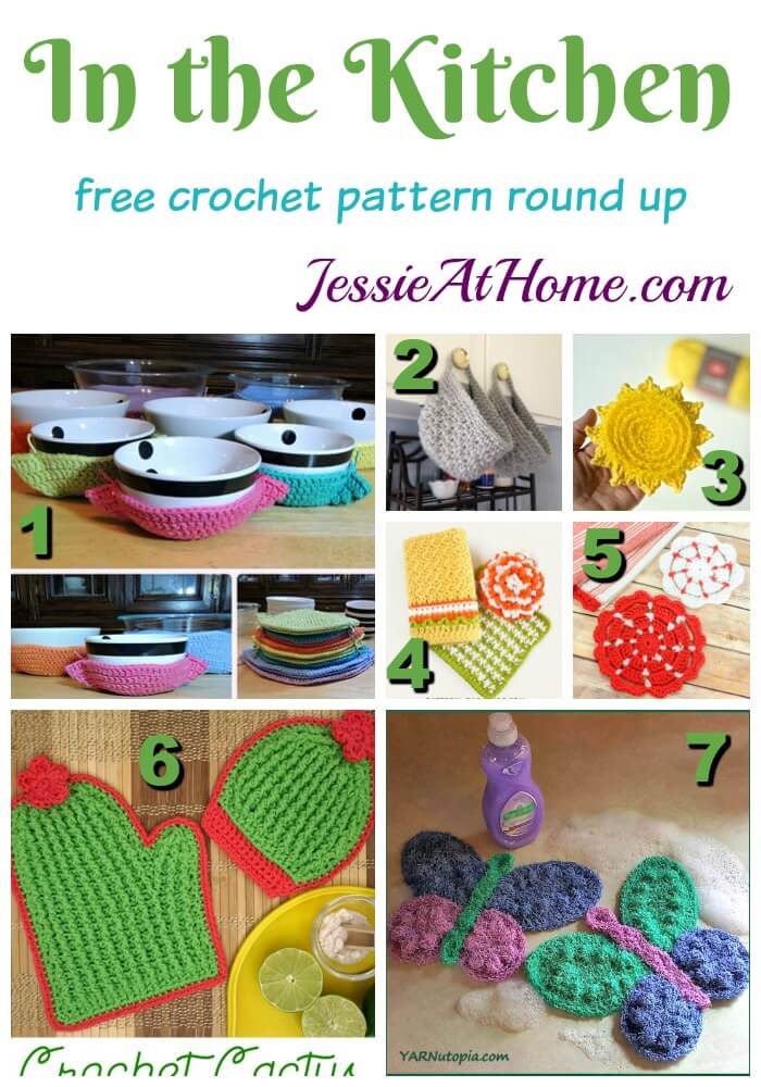In the Kitchen - crochet to help with cooking and cleaning!