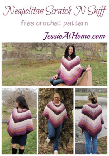 Neapolitan Scratch N Sniff free crochet pattern by Jessie At Home