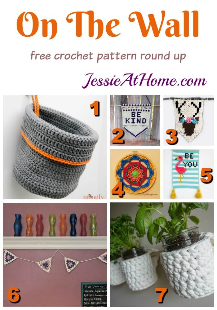 On The Wall free crochet pattern round up from Jessie At Home