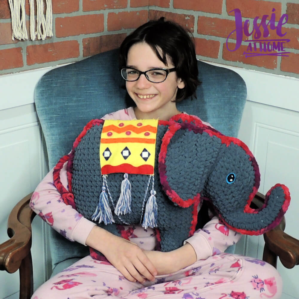 Amir the Elephant free crochet pattern by Jessie At Home - 1