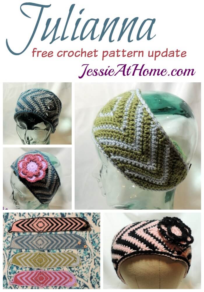 Julianna Ear Warmers - an update to an oldie but goodie!