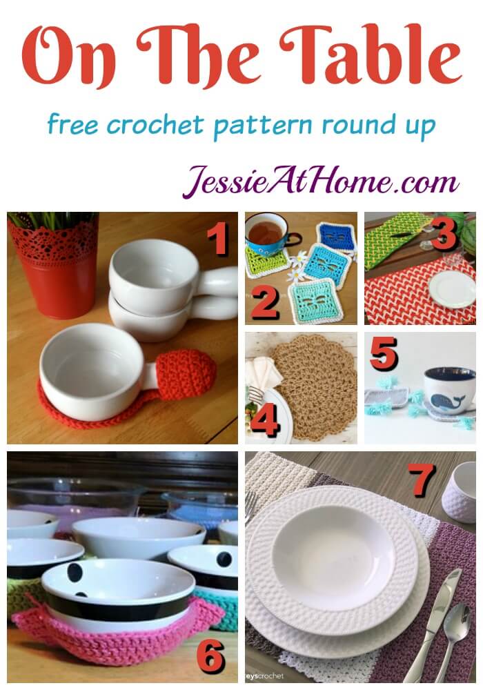 On the Table - crochet something pretty for your dining area!