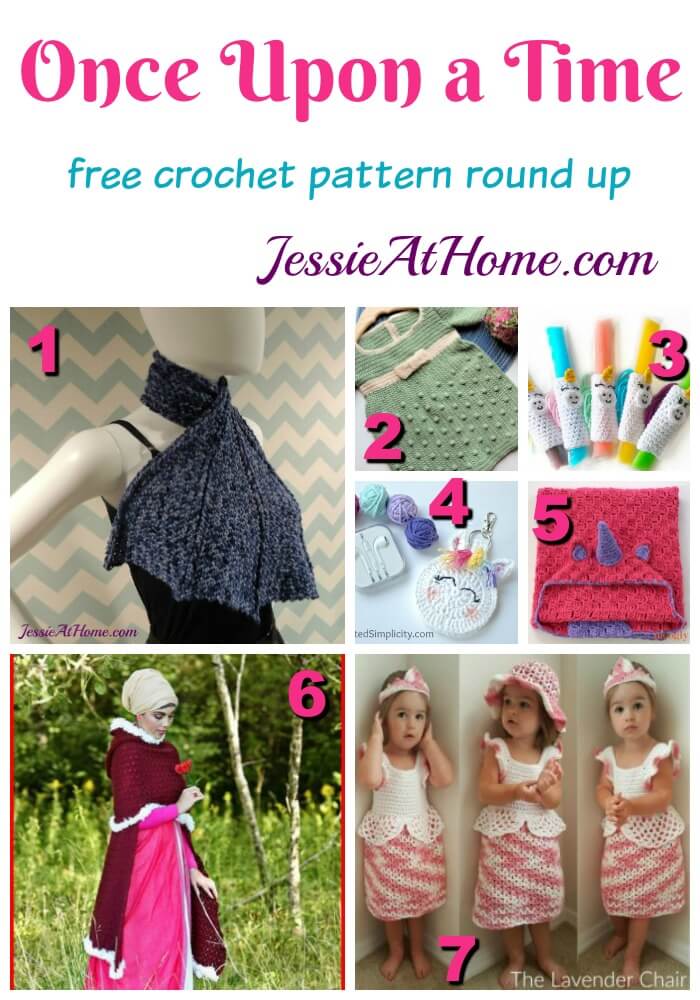 Once Upon a Time free crochet pattern round up from Jessie At Home