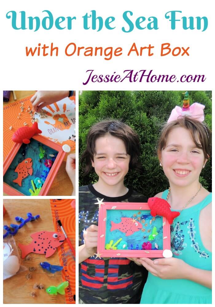 Under the Sea Fun with Kyla and Vada! June Orange Art Box Projects