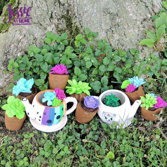 3 Mini Maker Felt Succulent Kits Fun for kids and adults Jessie At Home