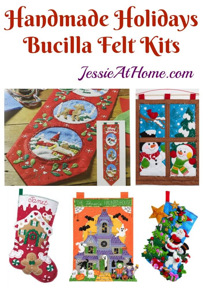 Handmade Holidays - Bucilla felt kits for so many occasions make DIY fun!