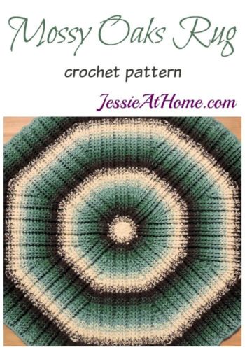 Mossy Oaks Rug crochet pattern by Jessie At Home