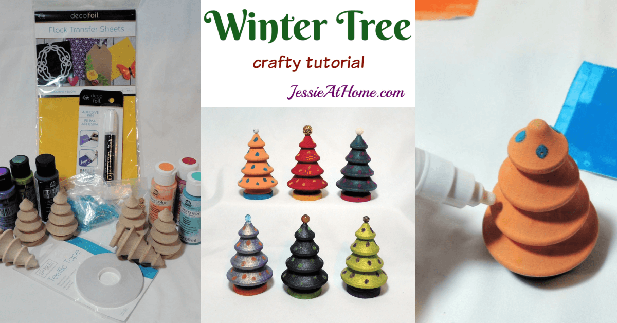 Winter Tree Craft - crafty tutorial by Jessie At Home - social