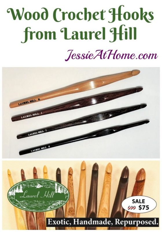Wood Crochet Hooks from Laurel Hill | Jessie At Home