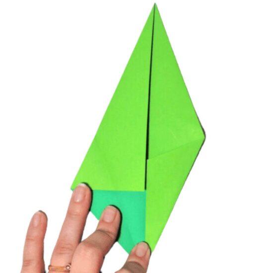 Origami Flower Stem and Leaf - 4