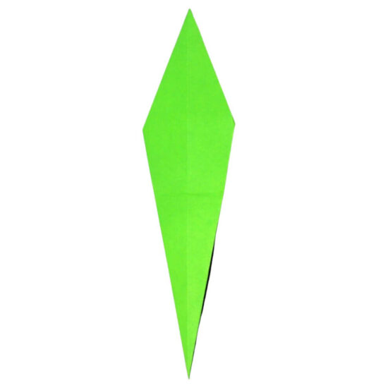 Origami Flower Stem and Leaf - 7