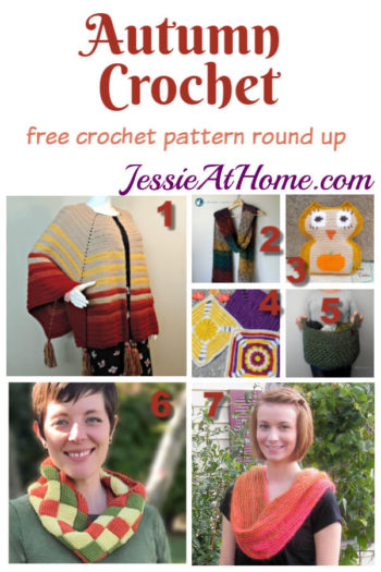 Autumn Crochet - free crochet pattern round up from Jessie At Home