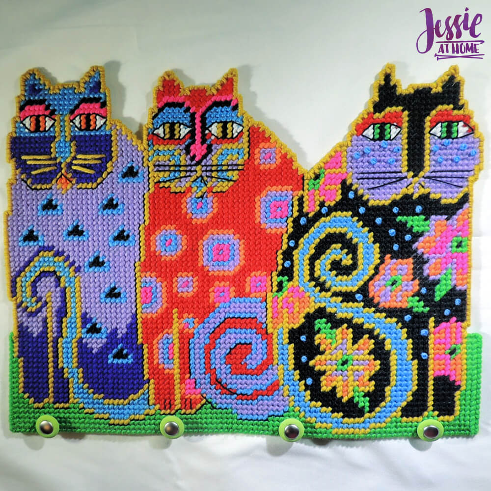 Needlepoint Fun with Design Works - Jessie At Home - Cat Trio