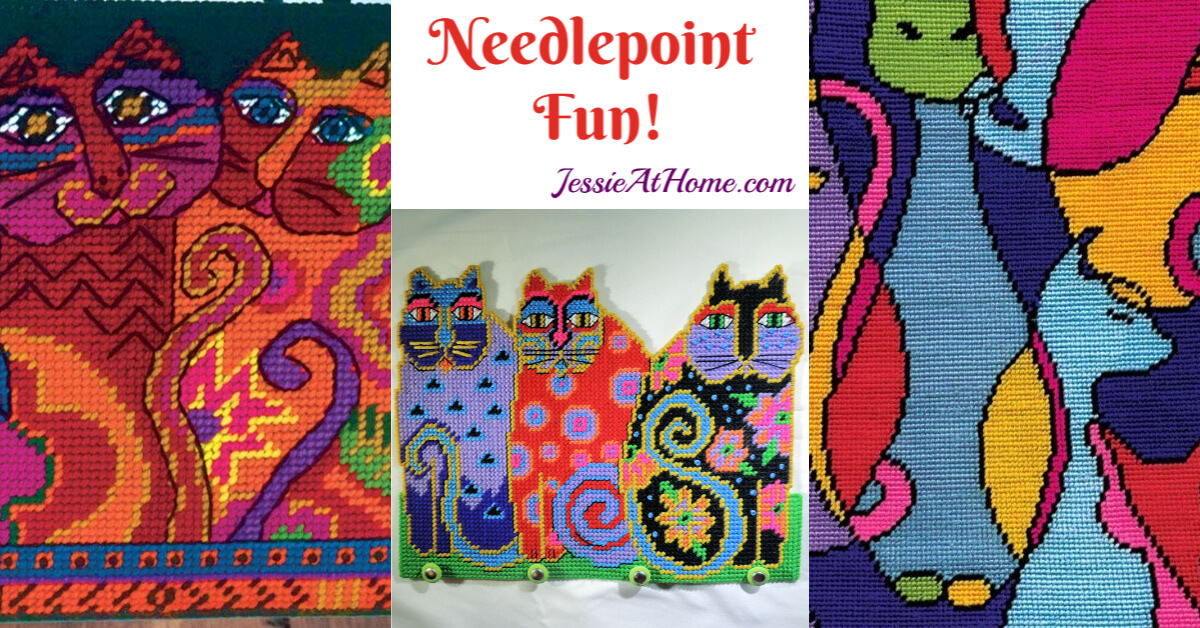 Needlepoint Fun with Design Works | Jessie At Home