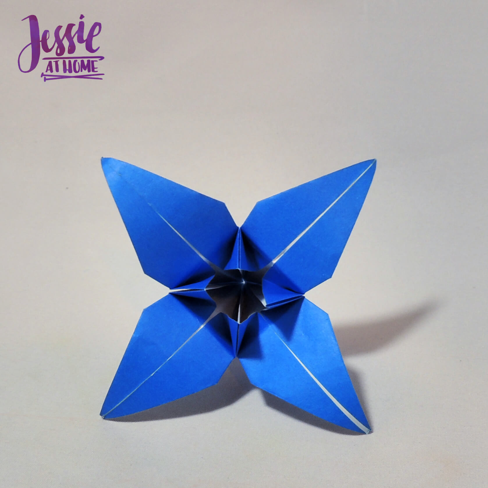 Origami Iris A beautiful, dimensional flower that is sure to impress!