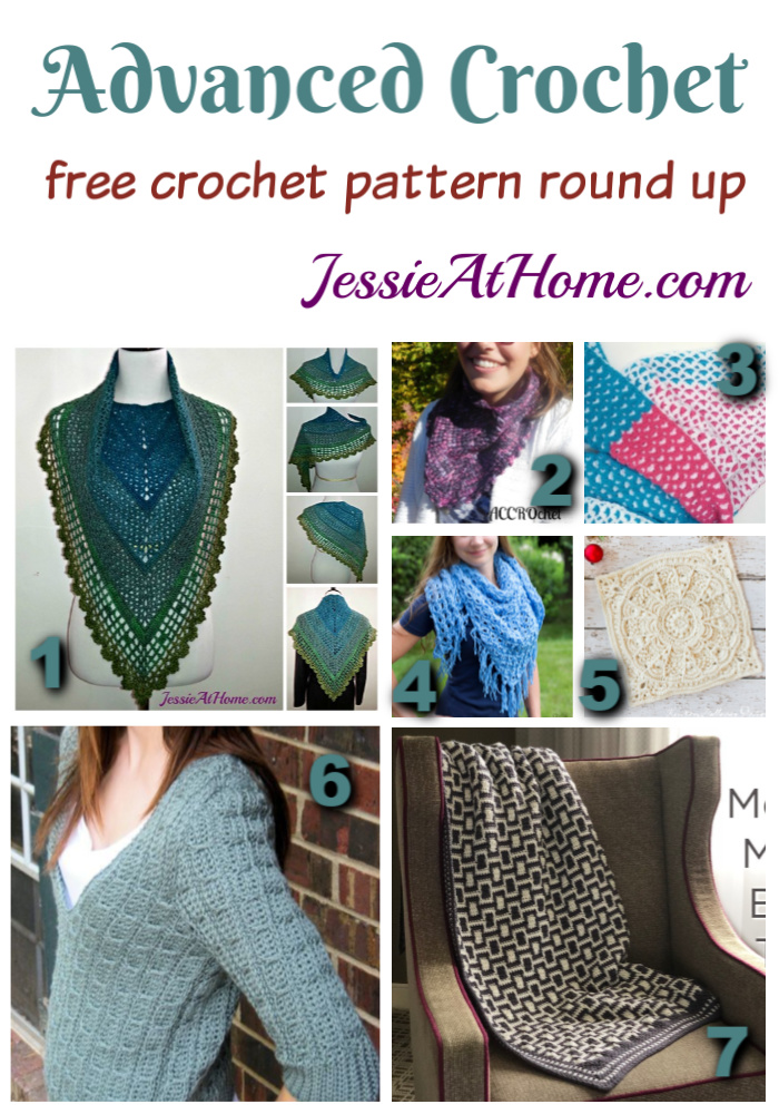 Black and White - an old fashioned free crochet pattern round up