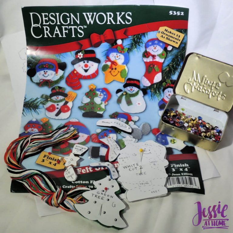 DIY Felt Ornament Kits Bring on the snow! Jessie At Home