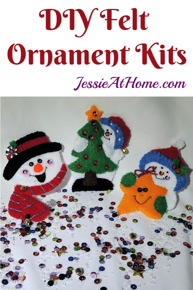 DIY Felt Ornament Kits - Bring on the snow!