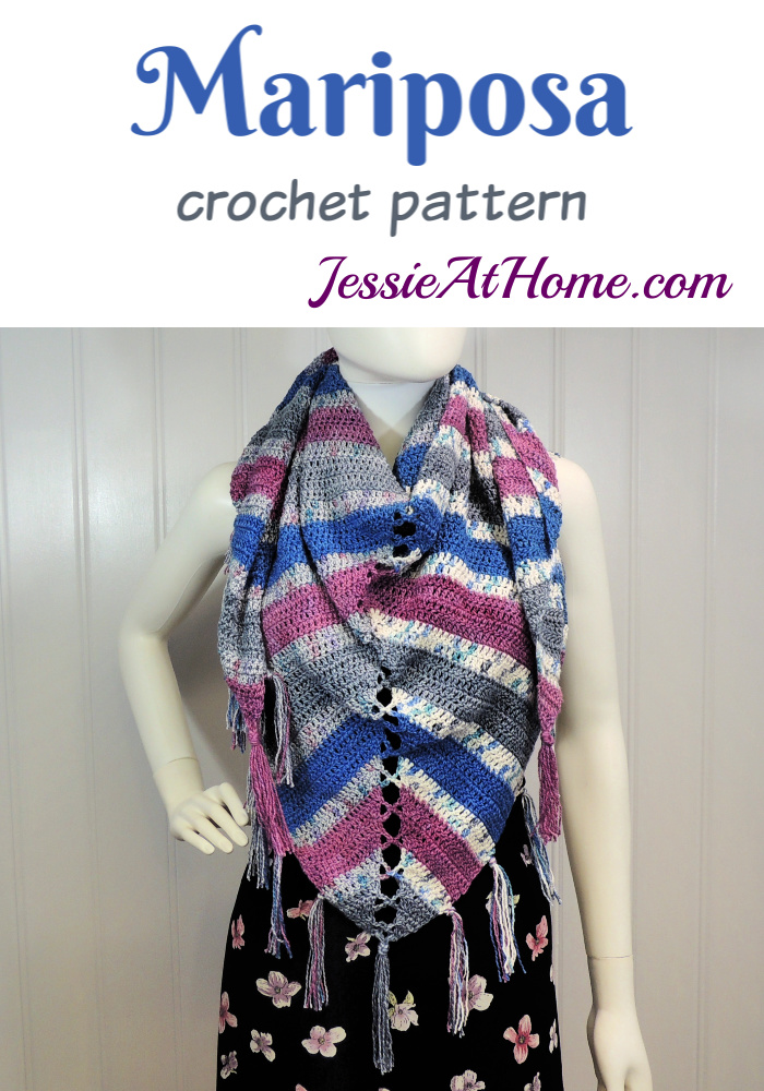 Mariposa Shawl - Beautiful yarn is so fun to use!