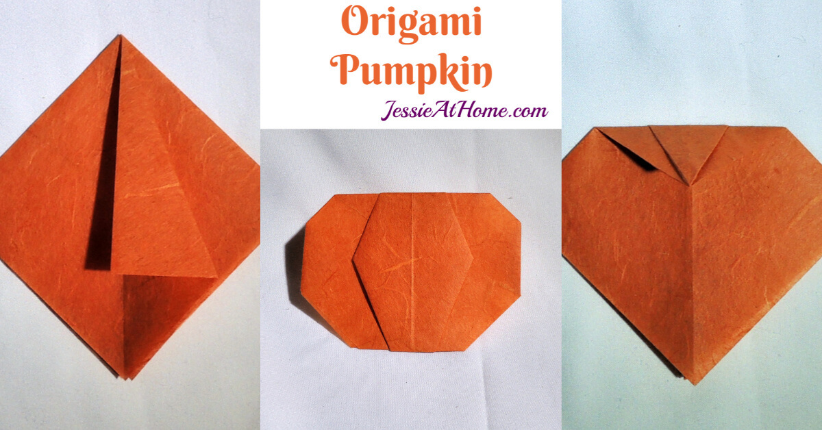 Origami Pumpkin Pattern Tutorial by Jessie At Home - Social