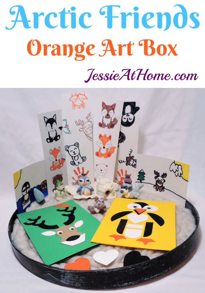 Arctic Friends - December Orange Art Box Projects with Kyla and Vada