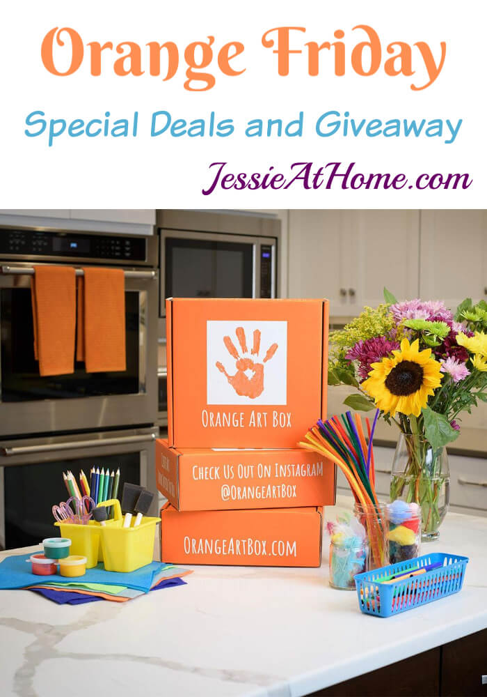 Orange Friday - Orange Art Box Special Deals and Giveaway from Jessie At Home