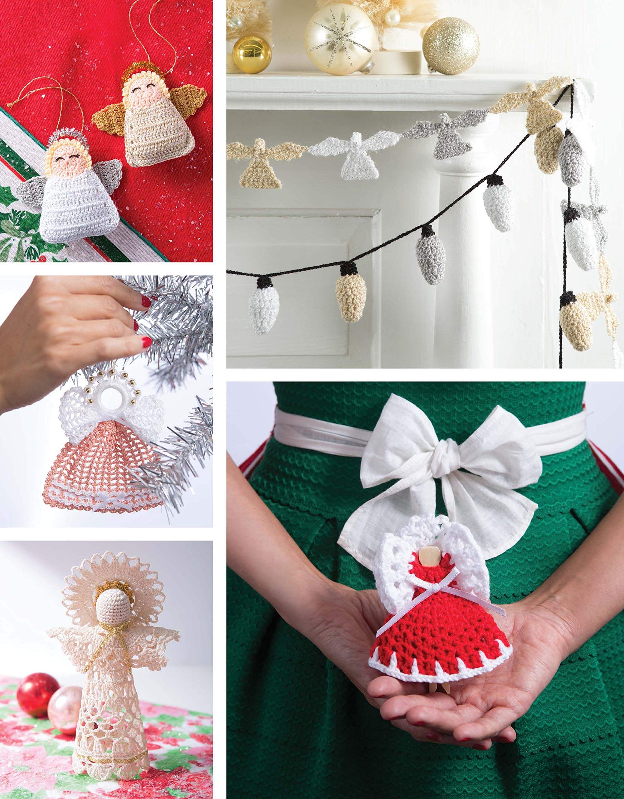 Retro Christmas Ornaments Nostalgic crochet patterns!